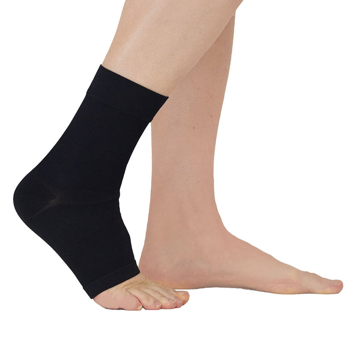 medi protect Seamless Knit Ankle Support, Black