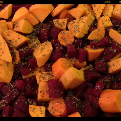 Healthy Legs Recipe: Roasted Beets, Sweet Potatoes and Carrots