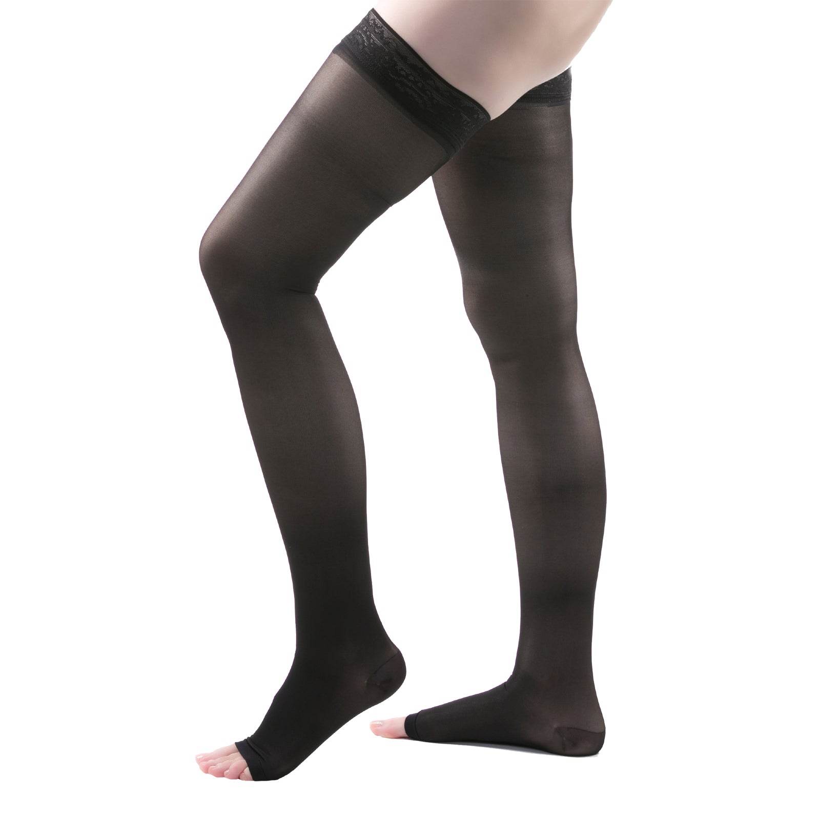Compression Thigh Highs for Large Legs