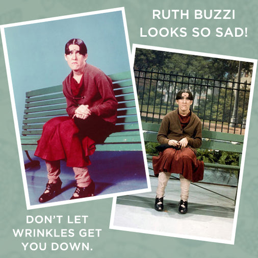Don't Be Sad Like Ruth Buzzi! Learn How To Remove Painful Wrinkles In Compression Socks