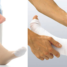 Treating a Venous Leg Ulcer: Compression Hosiery vs Compression Bandages