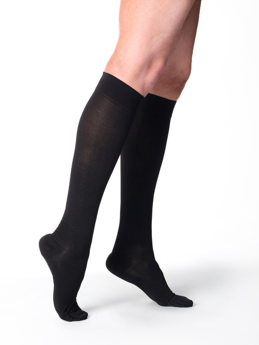 Sigvaris Cotton Women's Knee High, Black