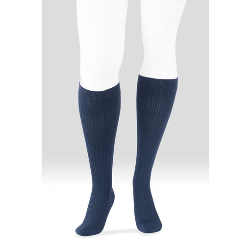 Juzo Power Cotton Knee High, Navy