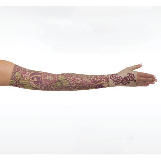 Juzo Soft Armsleeve w/ Silicone, Boho Bright