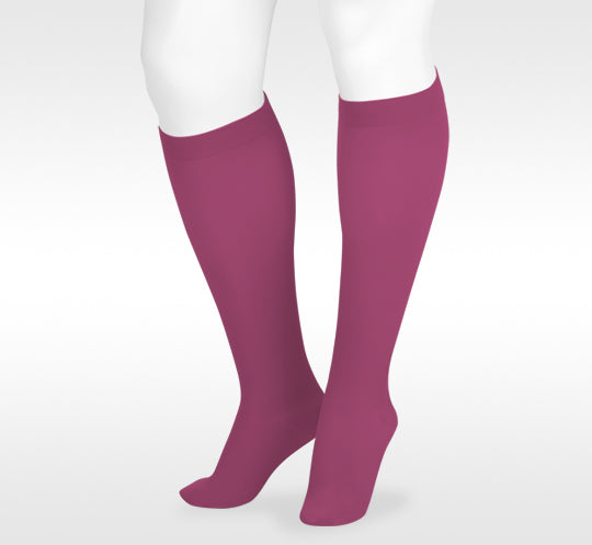 Juzo Signature Collection Knee High in Raspberry Rush