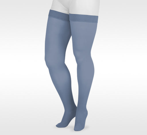 Juzo Signature Collection Thigh High w/ Silicone Band in Bombshell Blue