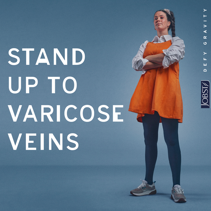 JOBST® Opaque Women's Thigh High 20-30 mmHg w/ Silicone Dot Top Band, Open Toe