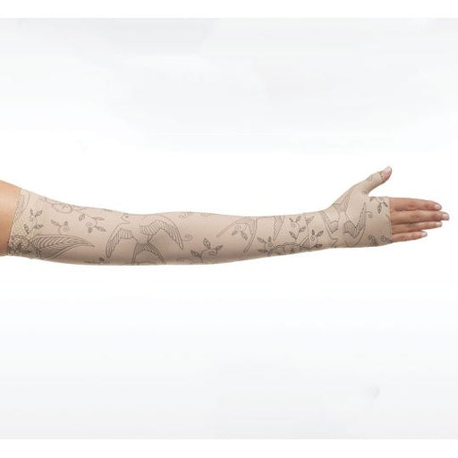 Juzo Soft Armsleeve w/ Silicone, Bird Henna