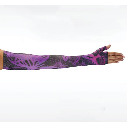 Juzo Soft Seamless Gauntlet, Butterfly Psychedelic Purple