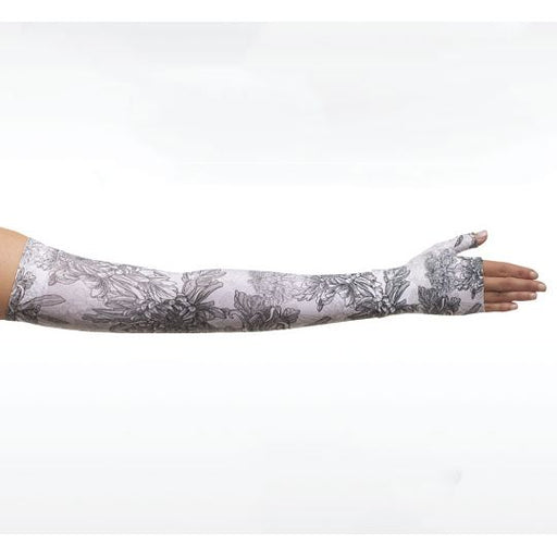 Juzo Soft Armsleeve w/ Silicone, Floral Gray