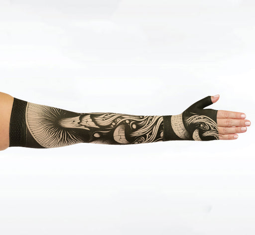 Juzo Armsleeve w/ Gauntlet in Forest Floor Print