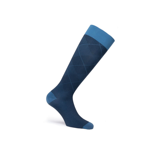 JOBST® Style Knee High, Argyle Blue