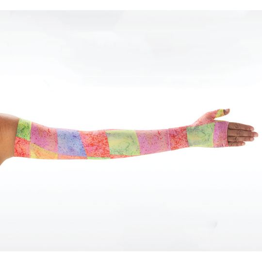 Juzo Soft Armsleeve w/ Silicone, Patch Quilt