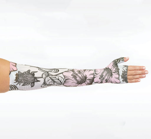 Juzo Armsleeve w/ Gauntlet in Peach Blossom Print