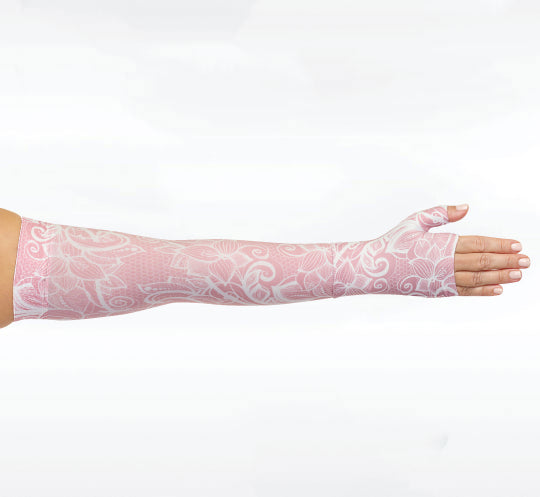 Juzo Armsleeve w/ Gauntlet in Whisper Print