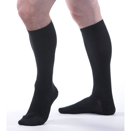 Allegro Essential - Unisex Cotton Compression Sock 15-20mmHg - # 107, Black