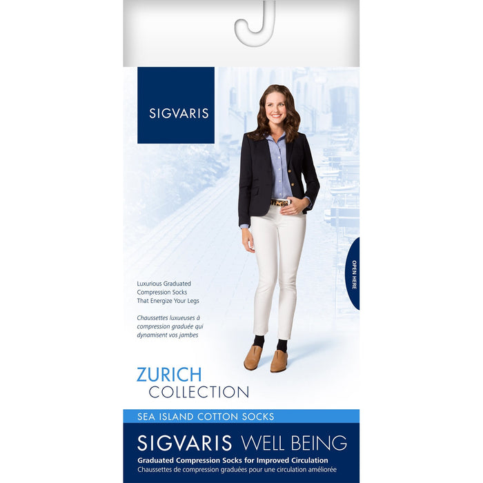 Sigvaris Womens Sea Island Cotton Sock 15-20 mmhg — BrightLife Direct