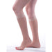 Allegro esencial - medias hasta la rodilla con punta abierta y soporte transparente 15-20 mmhg - n.º 17, nude