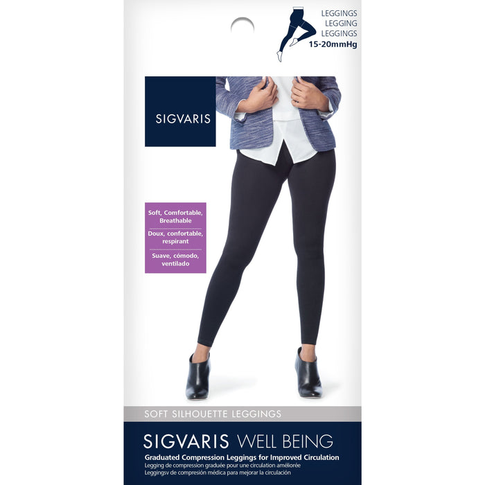 Leggings femininas Sigvaris Soft Silhouette 15-20 mmHg — BrightLife Direct