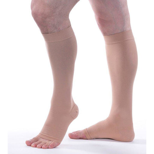 Allegro Surgical Knee High 20-30mmHg - #200/201, Beige Open Toe