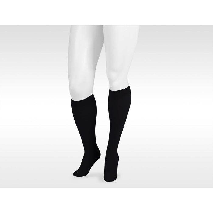 Juzo Dynamic Knee High 20-30 mmHg w/ 3.5 cm Silicone Band, Black