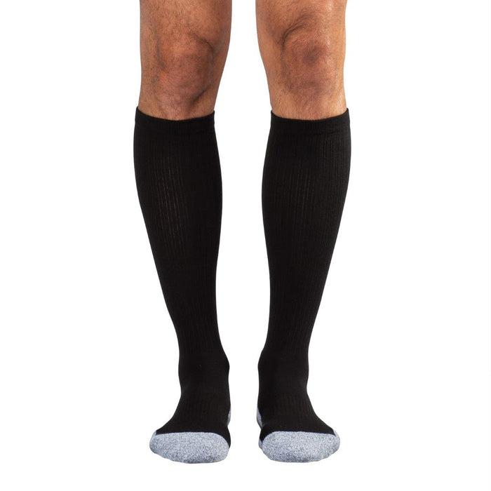 Dr. Comfort Diabetic 15-20 mmHg Knee High Support Socks, Black