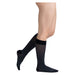 Allegro Soft Heather - Opaque Knee Highs 15-20 mmHg - #255, Black, Side