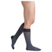 Allegro Soft Heather - Opaque Knee Highs 15-20 mmHg - #255, Charcoal, Side