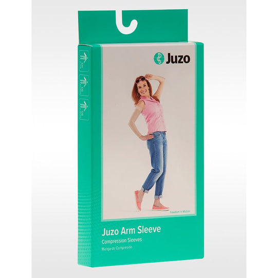 Juzo Dynamic MAX Armsleeve 30-40 mmHg w/ Silicone Band, Trend Colors, Box
