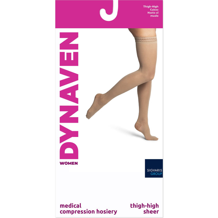 Dynaven Sheer Women's 15-20 mmHg Thigh High