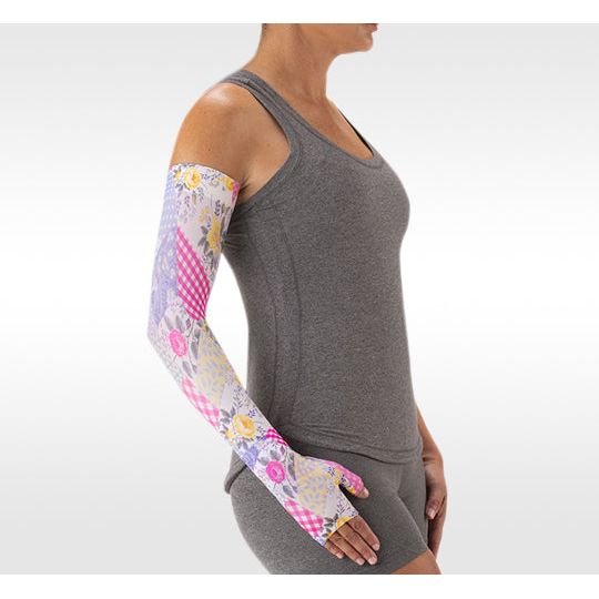 Juzo Soft Armsleeve w/ Silicone, Crazy Quilt