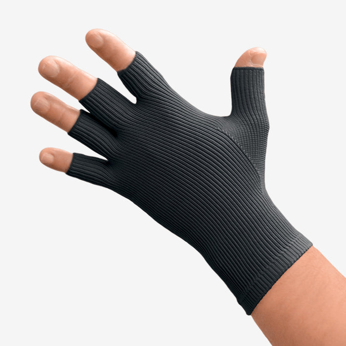 Solaris ExoStrong™ Glove 20-30 mmHg, Half Finger, Black