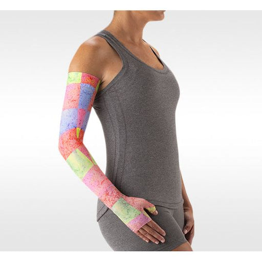 Juzo Soft Armsleeve w/ Silicone, Patch Quilt