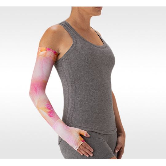 Juzo Soft Armsleeve w/ Silicone, Pink Orchid