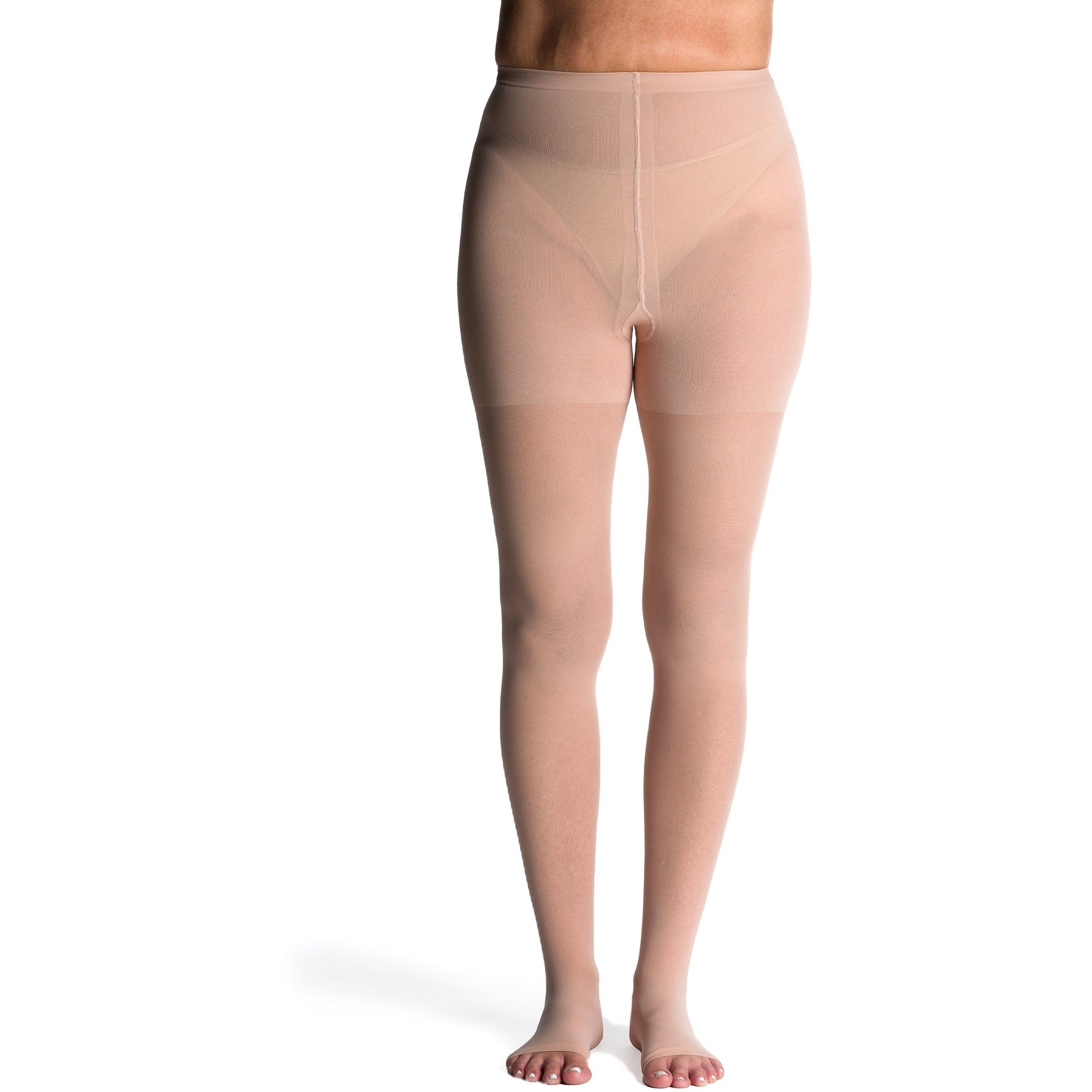 Sigvaris Sheer Women's Pantyhose 20-30 mmHg, Open Toe — BrightLife Direct