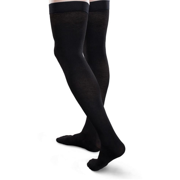 Therafirm® Core-Spun Thigh High, Black