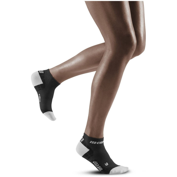 Ultralight Low Cut Compression Socks, Women, Black/Light Grey