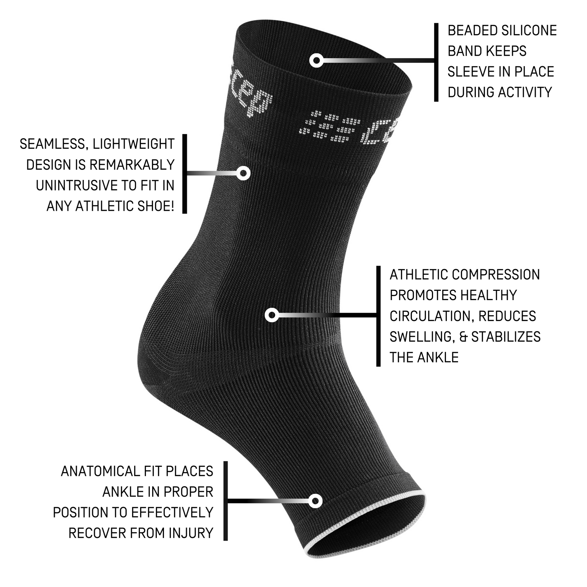 CEP Mid Support Compression Ankle Sleeve — BrightLife Direct