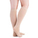 VenActive Women's Premium Opaque 15-20 mmHg Knee Highs, Natural, Back