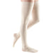 Mediven Comfort 30-40 mmHg Thigh High w/ Lace Silicone Top Band, Wheat