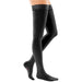 Mediven Comfort 20-30 mmHg Thigh High w/ Lace Silicone Top Band, Ebony