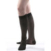 Allegro esencial - medias hasta la rodilla con soporte transparente 20-30 mmhg - # 18, negro