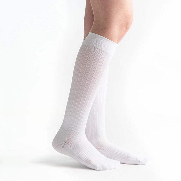 VenActive Women's Cushion Trouser 15-20 mmHg Compression Sock, White