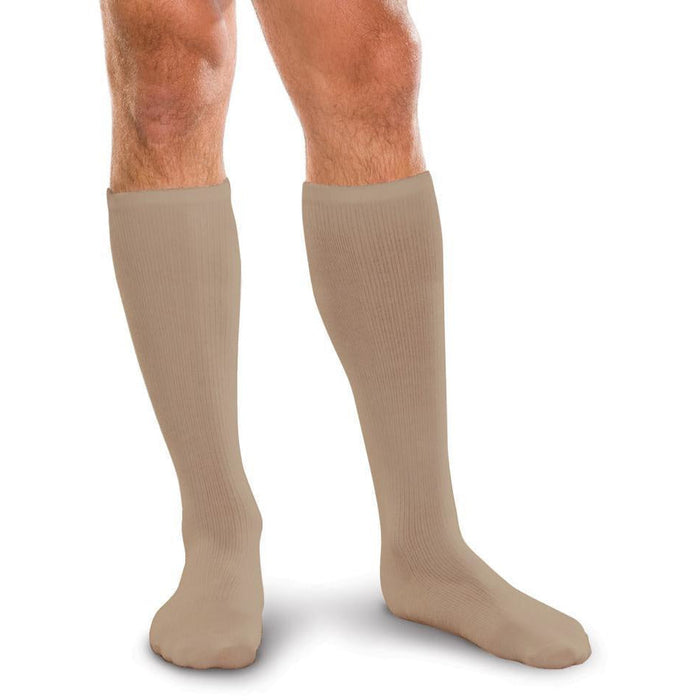 Core-Spun 10-15 mmHg Knee High Compression Socks, Khaki
